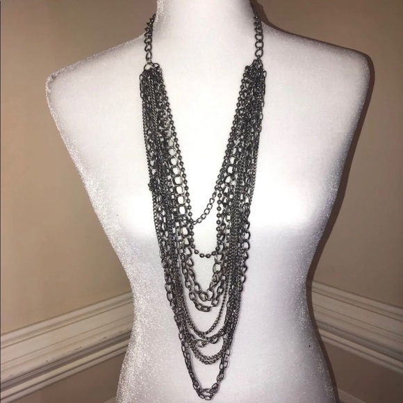 Multi chain necklace - Picture 4 of 9